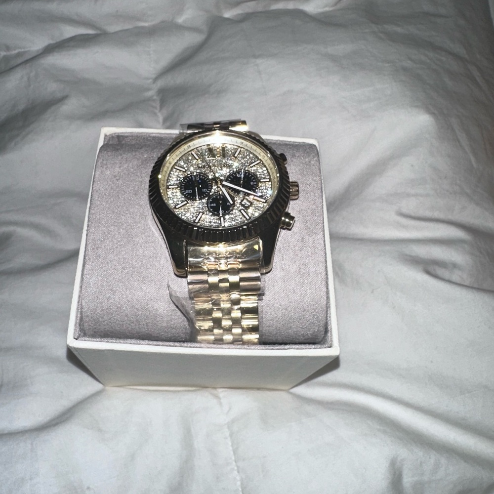 Michael Kors gold watch. Never worn